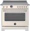 Bertazzoni - 36 Inch Freestanding Induction Range - HER365ICFEP