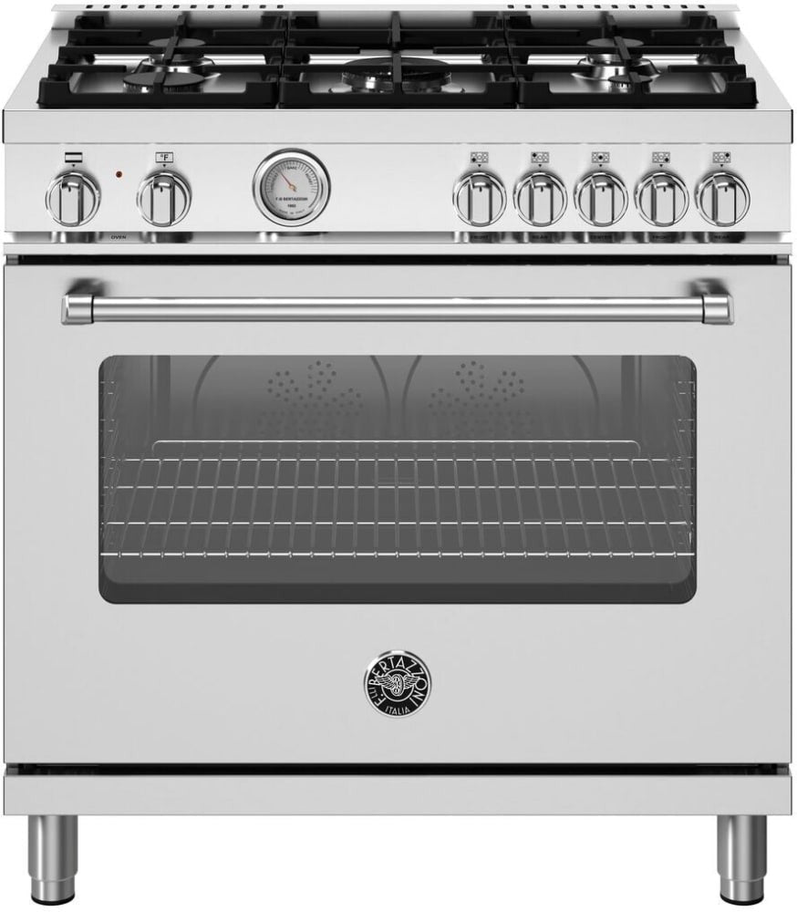 Bertazzoni - 36-inch All Gas Range, 5 Burners - MAS365GAS Bertazzoni - 36-inch All Gas Range, 5 Burners - MAS365GAS