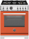 Bertazzoni - 30 inch All Gas Range, 4 Brass Burners - PRO304BFGMXT Bertazzoni - 30 inch All Gas Range, 4 Brass Burners - PRO304BFGMXT