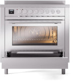 ILVE - 36" Pro Plus II Series Freestanding Electric Induction Range - Viewing Window(s) ILVE - 36" Pro Plus II Series Freestanding Electric Induction Range - Viewing Window(s)