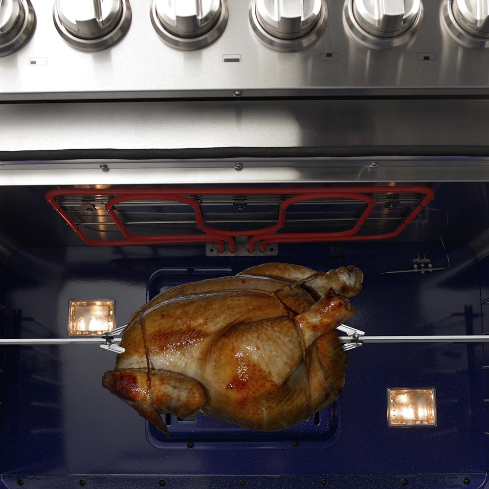 FORNO - 30-Inch Capriasca Dual Fuel Range with 240v Electric Oven - 5 Burners, Convection Oven and 100,000 BTUs FORNO - 30-Inch Capriasca Dual Fuel Range with 240v Electric Oven - 5 Burners, Convection Oven and 100,000 BTUs