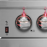 FORNO - 30-Inch Capriasca Dual Fuel Range with 240v Electric Oven - 5 Burners, Convection Oven and 100,000 BTUs FORNO - 30-Inch Capriasca Dual Fuel Range with 240v Electric Oven - 5 Burners, Convection Oven and 100,000 BTUs