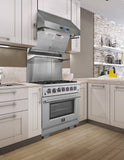 FORNO - 30-Inch Capriasca Dual Fuel Range with 240v Electric Oven - 5 Burners, Convection Oven and 100,000 BTUs FORNO - 30-Inch Capriasca Dual Fuel Range with 240v Electric Oven - 5 Burners, Convection Oven and 100,000 BTUs
