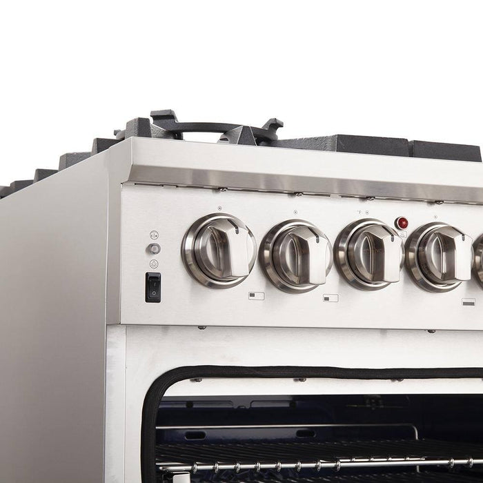 FORNO - 30-Inch Capriasca Gas Range with 5 Burners, Convection Oven and 100,000 BTUs FORNO - 30-Inch Capriasca Gas Range with 5 Burners, Convection Oven and 100,000 BTUs