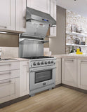 FORNO - 30-Inch Capriasca Gas Range with 5 Burners, Convection Oven and 100,000 BTUs FORNO - 30-Inch Capriasca Gas Range with 5 Burners, Convection Oven and 100,000 BTUs