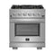 FORNO - 30-Inch Capriasca Gas Range with 5 Burners, Convection Oven and 100,000 BTUs