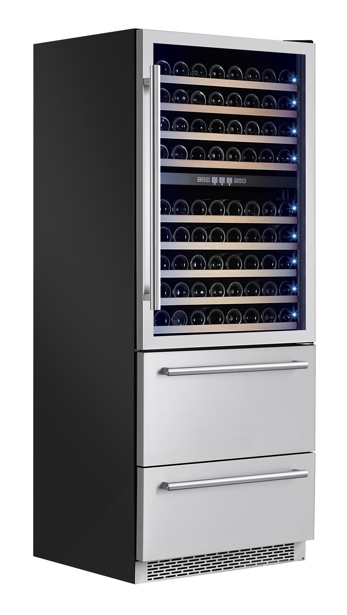Forno 30-Inch Dual Zone Wine Cooler & Refrigerator Drawer Forno 30-Inch Dual Zone Wine Cooler & Refrigerator Drawer