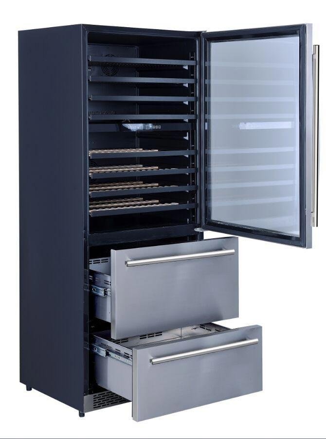 Forno 30-Inch Dual Zone Wine Cooler & Refrigerator Drawer Forno 30-Inch Dual Zone Wine Cooler & Refrigerator Drawer