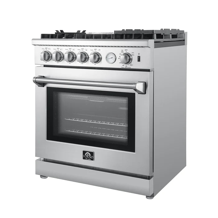 FORNO - Forno 30-Inch Lazio Gas Range with 5 Sealed Burner - FFSGS6276-30 FORNO - Forno 30-Inch Lazio Gas Range with 5 Sealed Burner - FFSGS6276-30