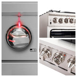 FORNO - 36-Inch Capriasca Gas Range with 6 Burners, Convection Oven and 120,000 BTUs - FFSGS626036 FORNO - 36-Inch Capriasca Gas Range with 6 Burners, Convection Oven and 120,000 BTUs - FFSGS626036