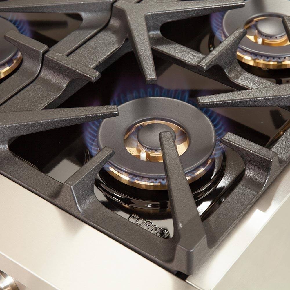 FORNO - 36-Inch Capriasca Gas Range with 6 Burners, Convection Oven and 120,000 BTUs - FFSGS626036 FORNO - 36-Inch Capriasca Gas Range with 6 Burners, Convection Oven and 120,000 BTUs - FFSGS626036