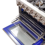 FORNO - 36-Inch Capriasca Gas Range with 6 Burners, Convection Oven and 120,000 BTUs - FFSGS626036 FORNO - 36-Inch Capriasca Gas Range with 6 Burners, Convection Oven and 120,000 BTUs - FFSGS626036