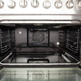 FORNO - 36-Inch Galiano Dual Fuel Range with 6 Gas Burners, 240v Electric Convection Oven FORNO - 36-Inch Galiano Dual Fuel Range with 6 Gas Burners, 240v Electric Convection Oven