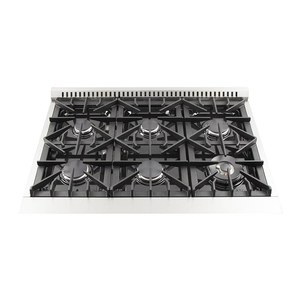 FORNO - Galiano 36-Inch Gas Range with 6 Burners and Gas Convection Oven - FFSGS624436 FORNO - Galiano 36-Inch Gas Range with 6 Burners and Gas Convection Oven - FFSGS624436