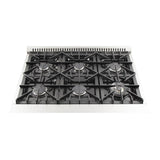 FORNO - Galiano 36-Inch Gas Range with 6 Burners and Gas Convection Oven - FFSGS624436 FORNO - Galiano 36-Inch Gas Range with 6 Burners and Gas Convection Oven - FFSGS624436