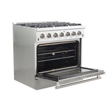 FORNO - Galiano 36-Inch Gas Range with 6 Burners and Gas Convection Oven - FFSGS624436 FORNO - Galiano 36-Inch Gas Range with 6 Burners and Gas Convection Oven - FFSGS624436