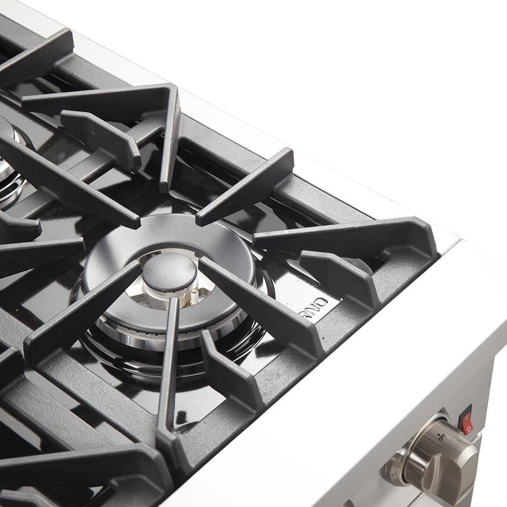 FORNO - Galiano 36-Inch Gas Range with 6 Burners and Gas Convection Oven - FFSGS624436 FORNO - Galiano 36-Inch Gas Range with 6 Burners and Gas Convection Oven - FFSGS624436