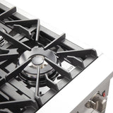 FORNO - Galiano 36-Inch Gas Range with 6 Burners and Gas Convection Oven - FFSGS624436 FORNO - Galiano 36-Inch Gas Range with 6 Burners and Gas Convection Oven - FFSGS624436