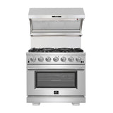 FORNO - 36-Inch Wall Mount Range Hood with Red Light Warmer, Shelf/Backsplash, and 1200 CFM Motor FORNO - 36-Inch Wall Mount Range Hood with Red Light Warmer, Shelf/Backsplash, and 1200 CFM Motor