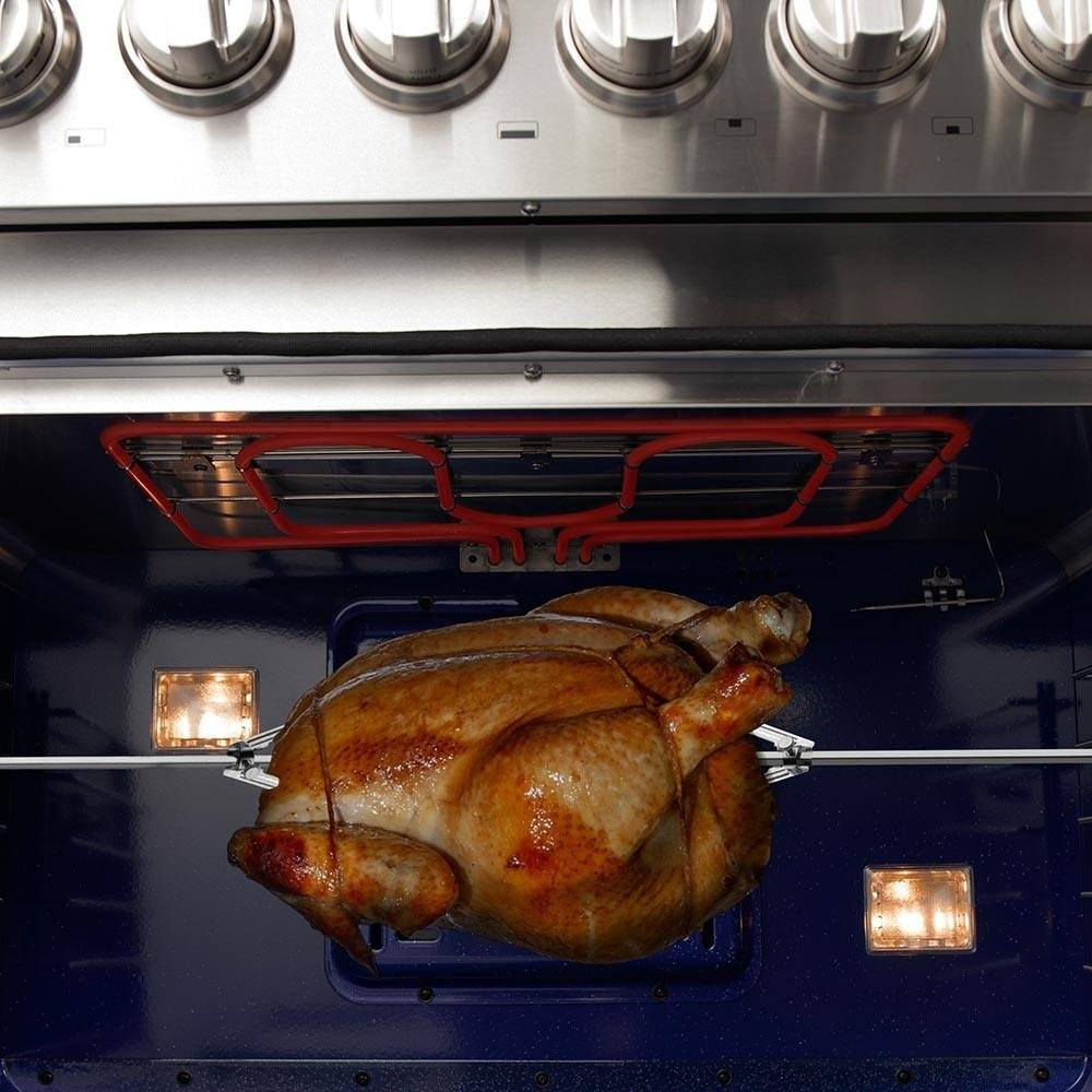 FORNO - 48-Inch Capriasca Dual Fuel Range with 240v Electric Oven - 8 Burners, Griddle, and 160,000 BTUs FORNO - 48-Inch Capriasca Dual Fuel Range with 240v Electric Oven - 8 Burners, Griddle, and 160,000 BTUs
