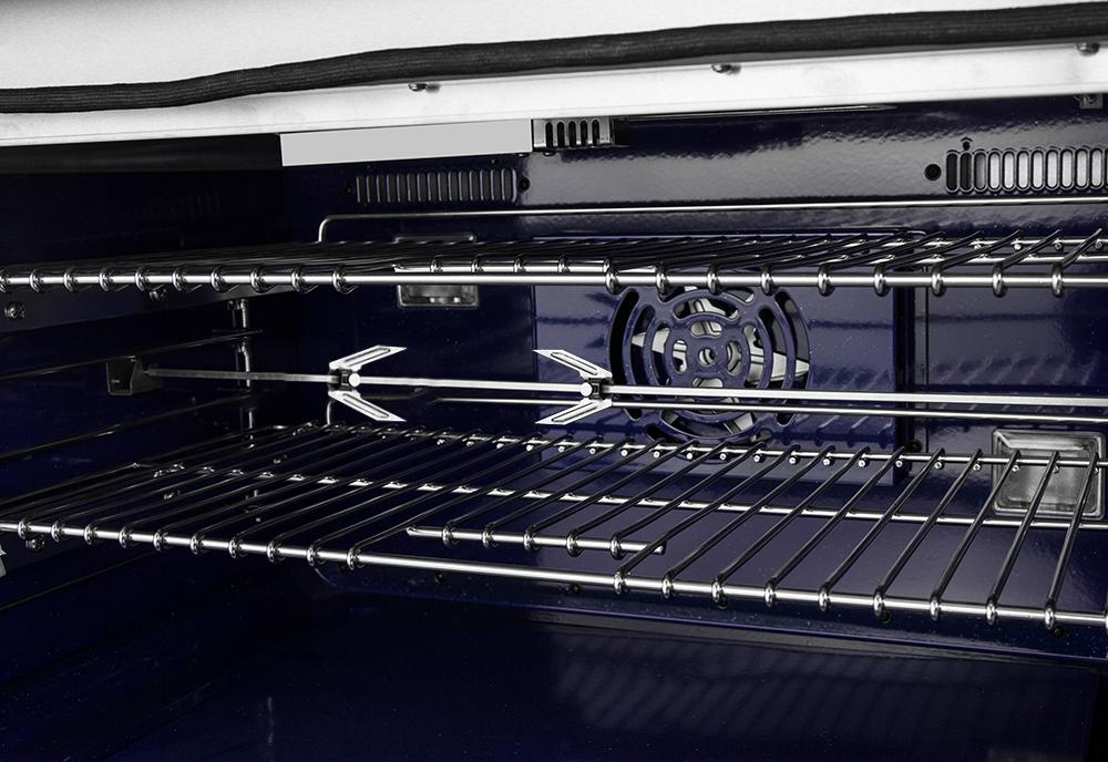 FORNO - 48-Inch Capriasca Dual Fuel Range with 240v Electric Oven - 8 Burners, Griddle, and 160,000 BTUs FORNO - 48-Inch Capriasca Dual Fuel Range with 240v Electric Oven - 8 Burners, Griddle, and 160,000 BTUs