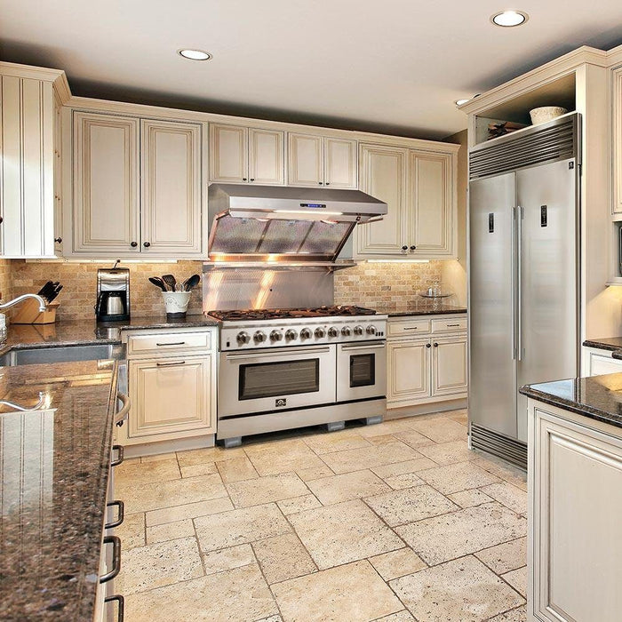 FORNO - 48-Inch Capriasca Gas Range with 8 Burners and 160,000 BTUs - FFSGS626048 FORNO - 48-Inch Capriasca Gas Range with 8 Burners and 160,000 BTUs - FFSGS626048