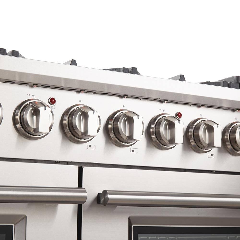 FORNO - 48-Inch Capriasca Gas Range with 8 Burners and 160,000 BTUs - FFSGS626048 FORNO - 48-Inch Capriasca Gas Range with 8 Burners and 160,000 BTUs - FFSGS626048