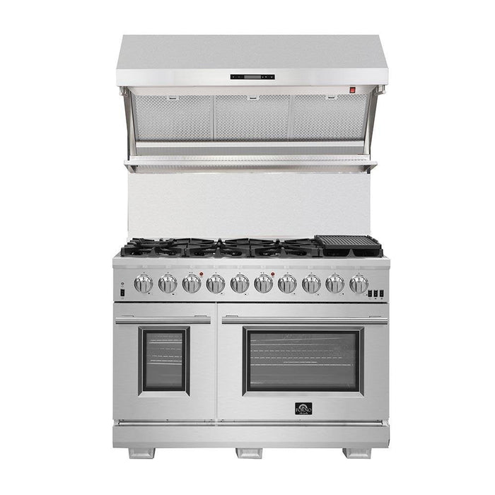 FORNO - 48-Inch Capriasca Gas Range with 8 Burners and 160,000 BTUs - FFSGS626048 FORNO - 48-Inch Capriasca Gas Range with 8 Burners and 160,000 BTUs - FFSGS626048