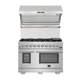 FORNO - 48-Inch Capriasca Gas Range with 8 Burners and 160,000 BTUs - FFSGS626048 FORNO - 48-Inch Capriasca Gas Range with 8 Burners and 160,000 BTUs - FFSGS626048