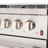 FORNO - 48-Inch Galiano Dual Fuel Range - Gas Cooktop with 240v Electric Oven - 8 Burners, Griddle, and Double Oven FORNO - 48-Inch Galiano Dual Fuel Range - Gas Cooktop with 240v Electric Oven - 8 Burners, Griddle, and Double Oven