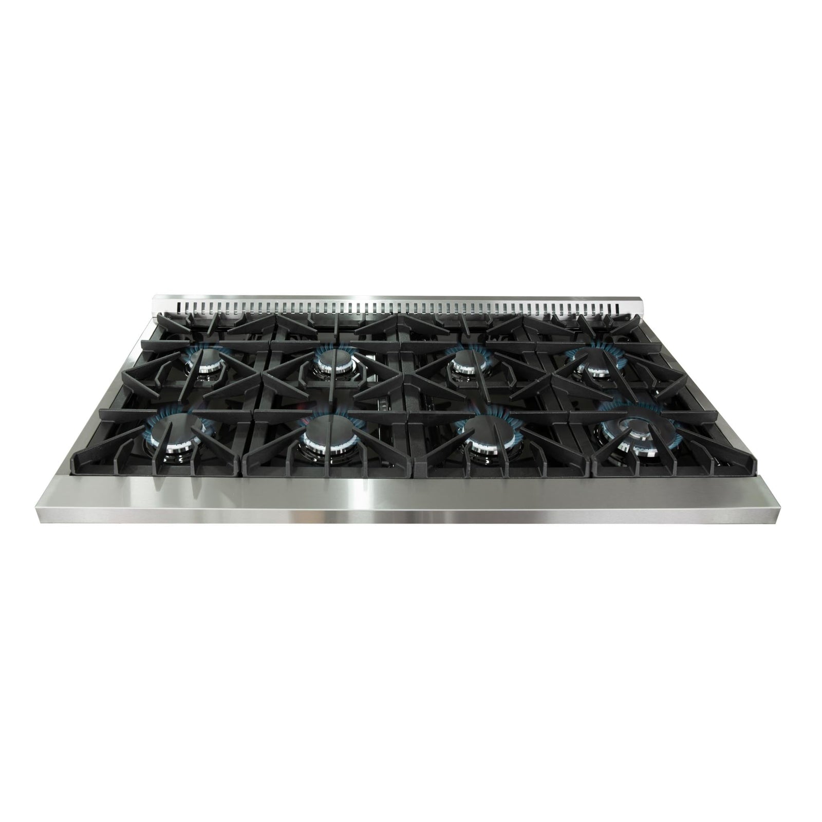 FORNO - 48-Inch Galiano Dual Fuel Range - Gas Cooktop with 240v Electric Oven - 8 Burners, Griddle, and Double Oven FORNO - 48-Inch Galiano Dual Fuel Range - Gas Cooktop with 240v Electric Oven - 8 Burners, Griddle, and Double Oven