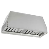 FORNO - Frassanito 30-Inch Recessed Range Hood Insert with 450 CFM Motor in Stainless Steel FORNO - Frassanito 30-Inch Recessed Range Hood Insert with 450 CFM Motor in Stainless Steel