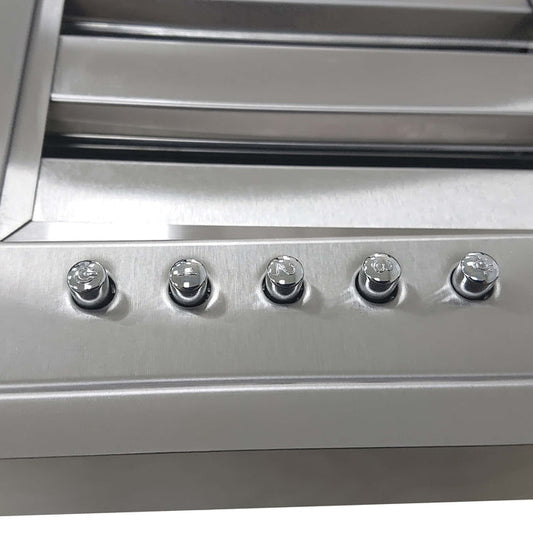 FORNO - Frassanito 30-Inch Recessed Range Hood Insert with 450 CFM Motor in Stainless Steel