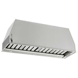 FORNO - Frassanito 36-Inch Recessed Range Hood Insert with 450 CFM Motor in Stainless Steel FORNO - Frassanito 36-Inch Recessed Range Hood Insert with 450 CFM Motor in Stainless Steel