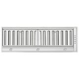 FORNO - Frassanito 36-Inch Recessed Range Hood Insert with 450 CFM Motor in Stainless Steel FORNO - Frassanito 36-Inch Recessed Range Hood Insert with 450 CFM Motor in Stainless Steel