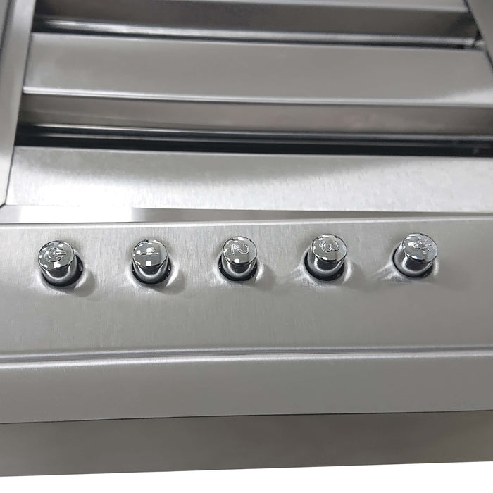 FORNO - Frassanito 36-Inch Recessed Range Hood Insert with 450 CFM Motor in Stainless Steel FORNO - Frassanito 36-Inch Recessed Range Hood Insert with 450 CFM Motor in Stainless Steel