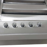 FORNO - Frassanito 36-Inch Recessed Range Hood Insert with 450 CFM Motor in Stainless Steel FORNO - Frassanito 36-Inch Recessed Range Hood Insert with 450 CFM Motor in Stainless Steel