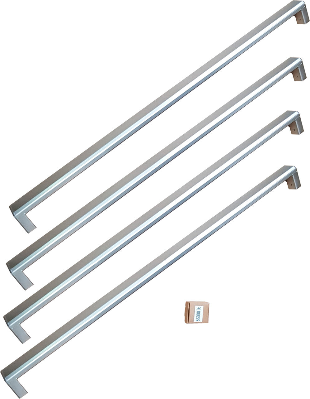 Bertazzoni - Handle Kit for French Door Refrigerator - Professional Series - Also Compatible with REF36X - HK36PROFDX Bertazzoni - Handle Kit for French Door Refrigerator - Professional Series - Also Compatible with REF36X - HK36PROFDX