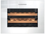 Liebherr - 24 Inch Built-in Wine Cooler with Push-to-Open - Black/White Liebherr - 24 Inch Built-in Wine Cooler with Push-to-Open - Black/White