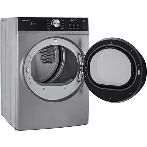 Midea - 8.0 CF Gas Dryer, SteamDryers - MLG52S7AGS Midea - 8.0 CF Gas Dryer, SteamDryers - MLG52S7AGS