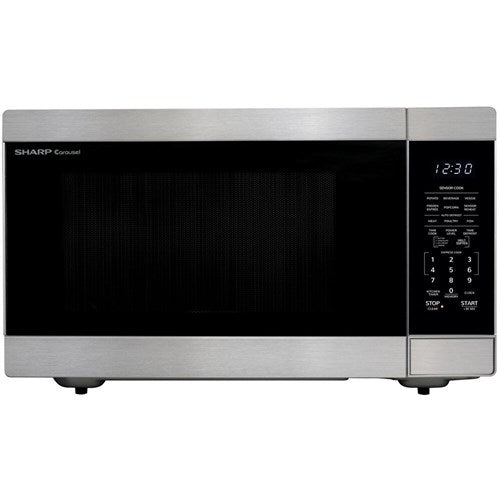 Sharp - 2.2 CF Countertop Microwave Oven, Inverter Technology - Stainless - SMC2266KS Sharp - 2.2 CF Countertop Microwave Oven, Inverter Technology - Stainless - SMC2266KS