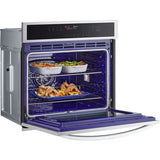 LG - 4.7 CF / 30" Smart Single Wall Oven with Fan Convection, Air FryElectric Wall Ovens - WSEP4723F LG - 4.7 CF / 30" Smart Single Wall Oven with Fan Convection, Air FryElectric Wall Ovens - WSEP4723F