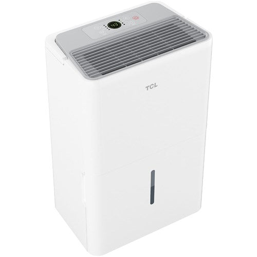 TCL - 50 Pint Dehumidifier with Pump, Wifi, Energy Star, 6A - White TCL - 50 Pint Dehumidifier with Pump, Wifi, Energy Star, 6A - White