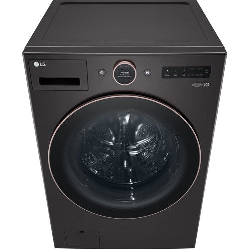 LG - 5.0 CF Ultra Large Capacity Front Load Washer, TurboWash360, Steam, WifiWash Machines - WM6500HBA