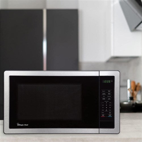 Magic Chef - 1.1 Cu Ft Countertop 1000 Watt Digital TouchMicrowaves - MC110MST Magic Chef - 1.1 Cu Ft Countertop 1000 Watt Digital TouchMicrowaves - MC110MST