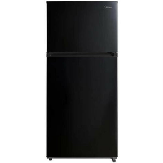 Midea - 18 CF Top Mount Refrigerator, Glass Shelves, Ice Maker Ready, ESTAR Refrigerators - MRT18S3ABB