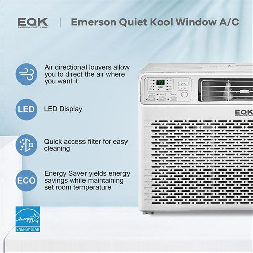 Emerson Quiet - 10000BTU Window Air Conditioner with Wifi Controls | EARC10RSE1A Emerson Quiet - 10000BTU Window Air Conditioner with Wifi Controls | EARC10RSE1A