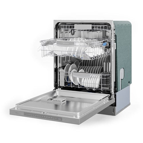 Midea - 24" Top Ctrl Dishwasher, 45 dBA, 3rd Rack, Wi-Fi - Stainless - MDT24P5AST Midea - 24" Top Ctrl Dishwasher, 45 dBA, 3rd Rack, Wi-Fi - Stainless - MDT24P5AST