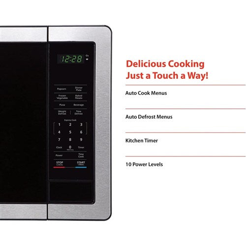Magic Chef - 1.1 Cu Ft Countertop 1000 Watt Digital TouchMicrowaves - MC110MST Magic Chef - 1.1 Cu Ft Countertop 1000 Watt Digital TouchMicrowaves - MC110MST