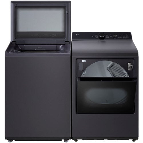 LG - 5.5 CF Top Load Washer (WT8400CB) + 7.3 CF Electric Dryer (DLE8400BE) - WT8400CB-E-KIT LG - 5.5 CF Top Load Washer (WT8400CB) + 7.3 CF Electric Dryer (DLE8400BE) - WT8400CB-E-KIT